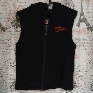 Harley-Davidson Black Vest Ptp17 L 21